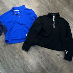 Half zip bundle size medium